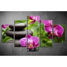 Többrészes Orchidea poszter 009 - (választható formák)