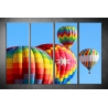 Többrészes Hőlégballonok poszter 025 - (választható formák)