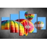 Többrészes Hőlégballonok poszter 025 - (választható formák)