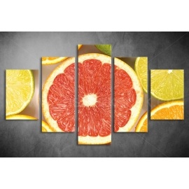 Többrészes Grapefruit poszter 002 - (választható formák)