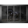 Többrészes Fekete Ló poszter 022 - (választható formák)