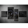 Többrészes Fekete Ló poszter 022 - (választható formák)