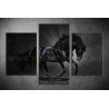 Többrészes Fekete Ló poszter 026 - (választható formák)